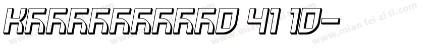 KSZRTYACLQ0 41 10字体转换